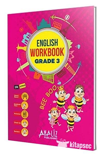 Analiz Yayınları ANALİZ 3.Sınıf Englısh Woorbook Grade 3