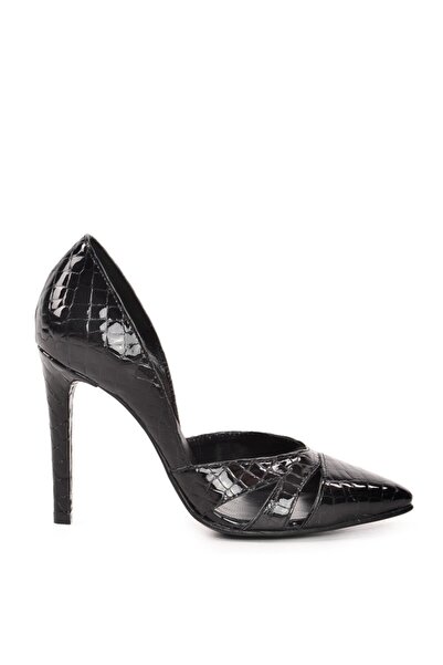 The 5th Element Pantofi stiletto piele naturala Negru Cut Out Glow