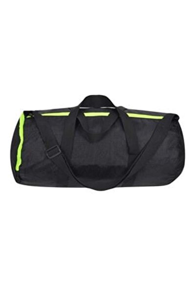 OEM Black Sports Bag with Handles & Fluorescent Yellow Zipper 48 x 25 x 35 cm