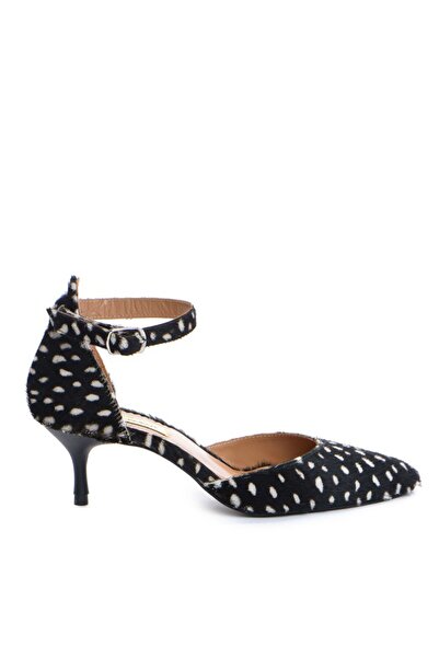 The 5th Element Pantofi stiletto piele naturala Negru Dots Clara