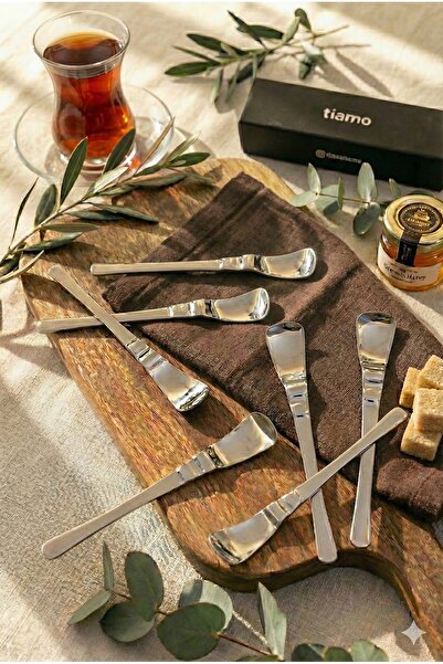 ÖzSa Home 6-Piece Tea Spoon Set Pelin 18/10 Presentation Teaspoon