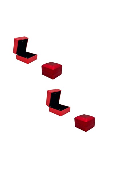 OEM Set of 2 Ornamental jewelry boxes, with LED, for special occasions, 65x60...