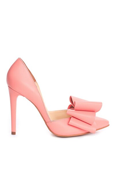 The 5th Element Rose genuine leather stiletto shoes with bow