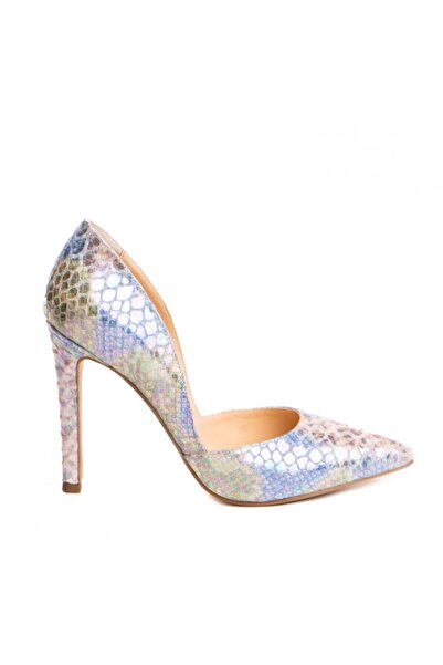 The 5th Element Pantofi stiletto piele naturala Bleu