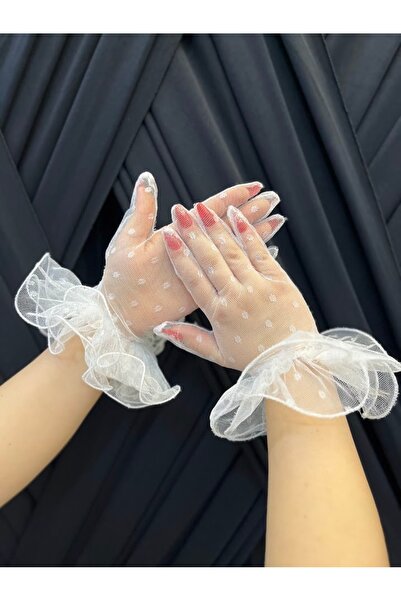 ecrin tuhafiye hobi Gelinlik Eldiveni Nikah Eldiveni Imza Eldiveni Parti Eldi...