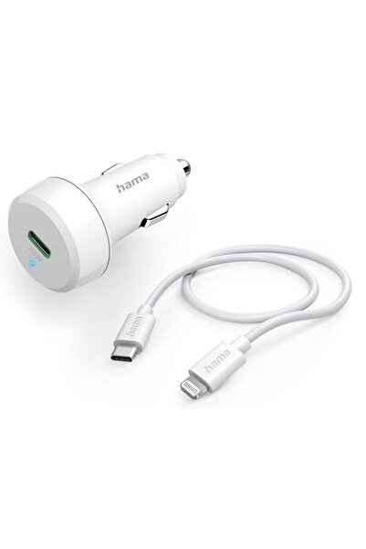 Other Încărcător auto HAMA PD/Qualcomm 20W + cablu Lightning Type-C