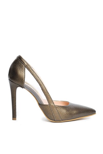 The 5th Element Stiletto shoes natural leather Brown Transparent