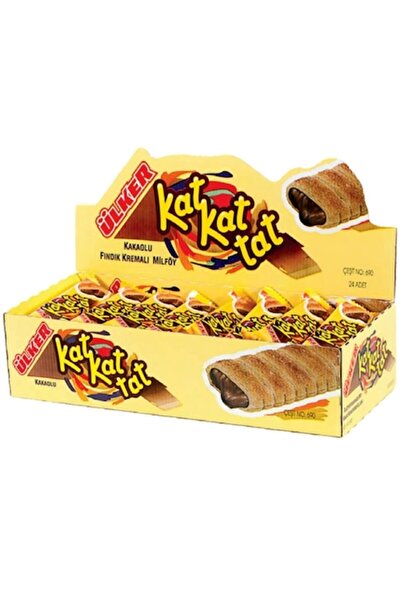 ÜLKER KAUÇUK KAT KAT TAT Foietaj cu cacao și alune