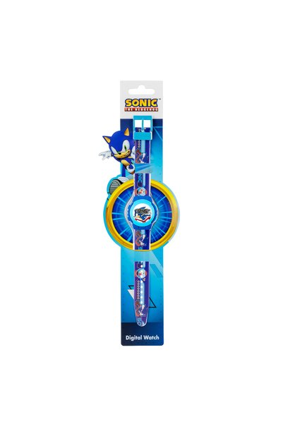 SONIC THE HEDGEHOG Sega Blue Digital Watch
