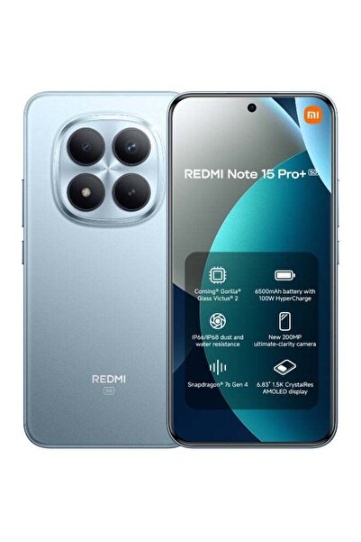 Xiaomi Redmi Note 15 Pro+ 5G Dual SIM+eSIM Glacier Blue 12GB RAM 512GB 5G