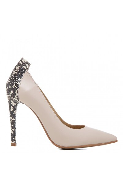 The 5th Element Cindy Nude genuine leather stiletto shoes