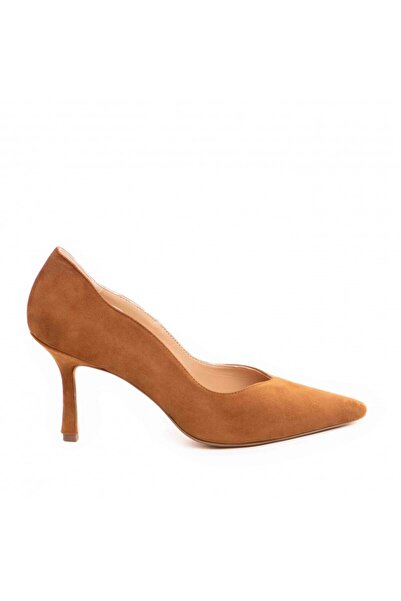 The 5th Element Camel Amalia natural leather stiletto shoes