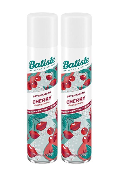 Batiste Cherry Kuru Şampuan 200 ml x 2 Adet – Kiraz Aromalı Anında Saç Tazele...