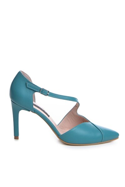 The 5th Element Pantofi Dama Piele Naturala Turcoaz Paloma