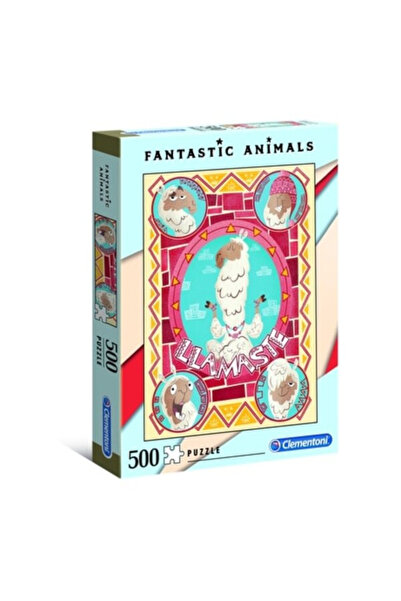 CLEMENTONI Clementoni, Fantastic Animals, Llamas, Puzzle, Unisex, 500 pcs
