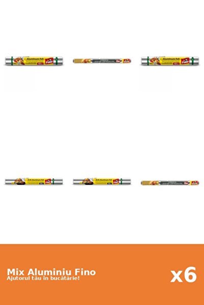Fino Set 6 Aluminiu Fino: 2x 10 m, 4x 8 m
