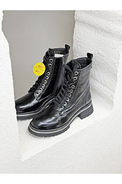 Mammamia D25KB-4610 HAKİKİ DERİ POSTAL BOT KADIN