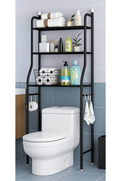 Primo Plus 3 Tier Towel Storage Rack Organizer Over The Toilet Bathroom Space...