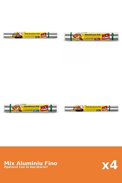 Fino Set 4 Aluminiu Fino: 2x 8 m, 1x 10 m, 1x 20 m