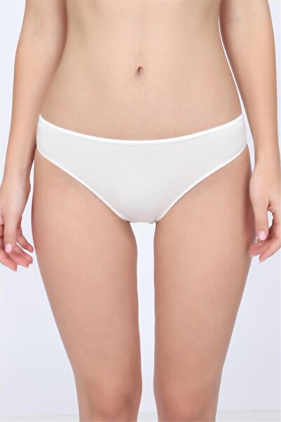 OBJE Women's Ecru Combed Modal Slip