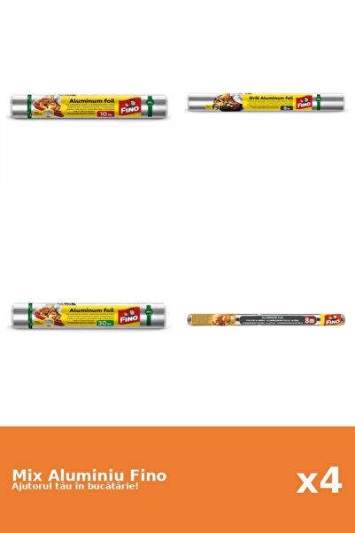 Fino Set 4 Aluminiu Fino: 1x 10 m, 2x 8 m, 1x 30 m