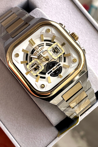 Reward Original 2 Year Warranty Men's Wristwatch Steel Band Boxed