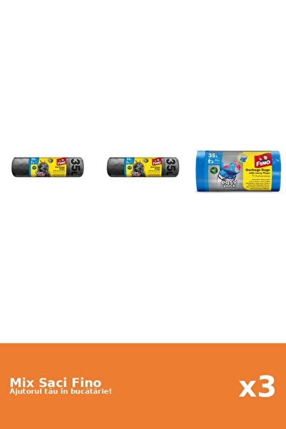 Fino Set 3 Saci Fino: 2x 35 l, 1x 30 buc