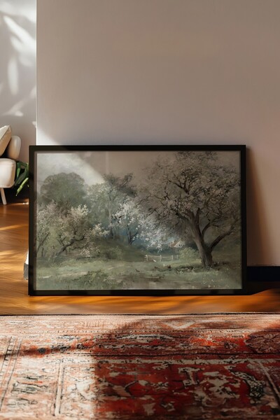 Postifull Vintage slika, poster u crnoj ramovini, vintage zidni dekor