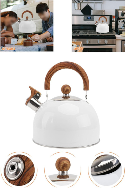 TechnoStation Paslanmaz Kamp Ev Ofis Soba Üstü Beyaz Portatif Tasarım Şirin D...