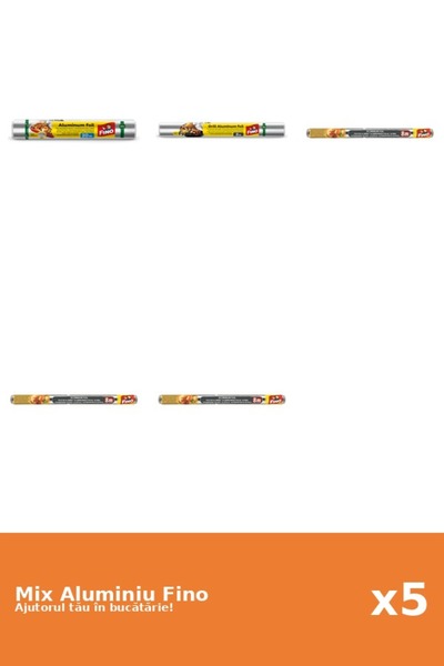 Fino Set 5 Aluminiu Fino: 1x 20 m, 4x 8 m
