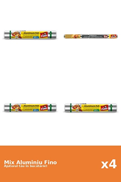 Fino Set 4 Aluminiu Fino: 2x 20 m, 1x 8 m, 1x 30 m