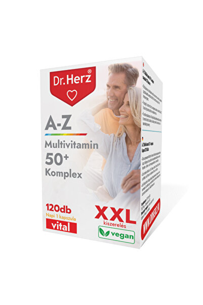 Dr Herz Vegan capsules Multivitamins A-Z 50+ 120 pcs