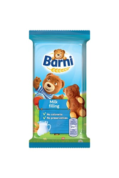 Barni Mini prăjitură cu lapte, cutie cu 24 buc x 30 g,