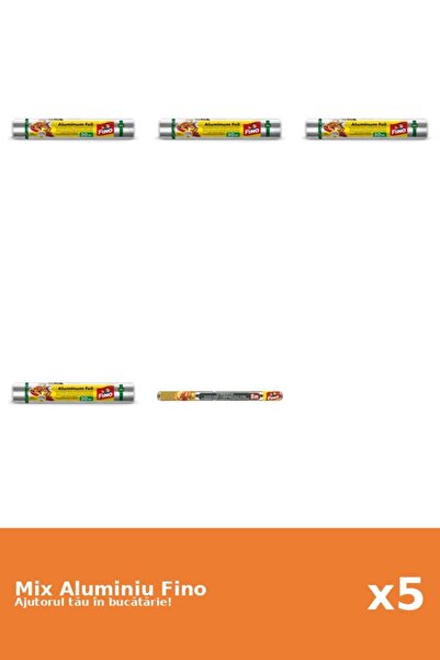 Fino Set 5 Aluminiu Fino: 4x 30 m, 1x 8 m