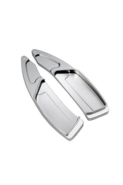 Choice Silver Car Interior Steering Wheel Paddle Shifters extension For Peuge...