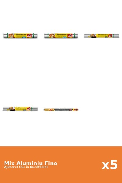 Fino Set 5 Aluminiu Fino: 2x 20 m, 3x 8 m