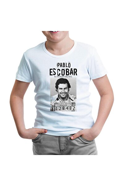 Lord T-Shirt بابلو إسكوبار - 128482 تي شيرت أبيض للأطفال