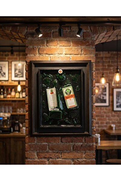 BKCUSTOMMADE KIRIK ŞİŞE SANATI - EL YAPIMI EPOKSİ KIRIK ŞİSE TABLOSU