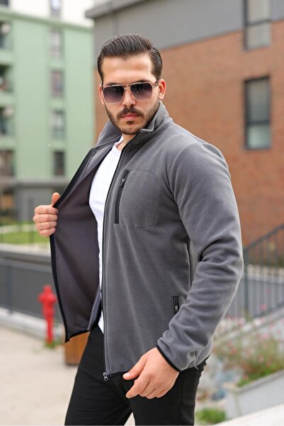 ay mila aa polar ceket sıcak tutan yumuşacık fermuarlı unisex hırka