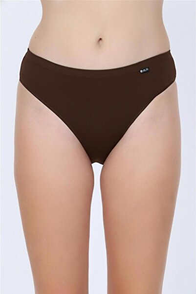 OBJE Women's Bitter Brown Cotton Synergy Panties