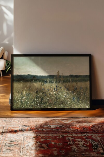 Postifull Vintage slika, poster u crnoj ramovini, vintage zidni dekor