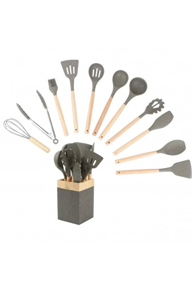 Generic 12-Piece Silicone Kitchen Utensil Set with Holder