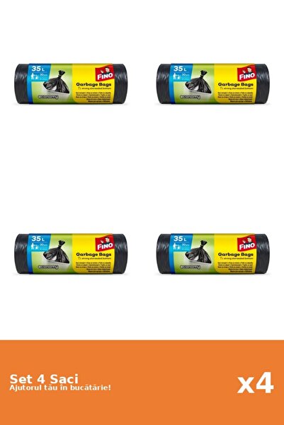 Fino Set of 4 Garbage bags, 35L, 30 pieces