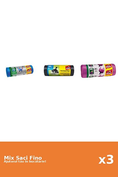 Fino Set 3 Saci Fino: 2x 20 buc, 1x 30 buc