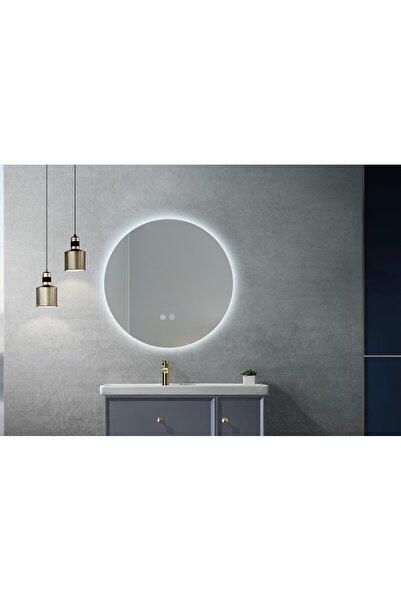 Fresh Colour Oglinda baie cu led si dezaburire rotunda, LED NIVEUS, diametru ...