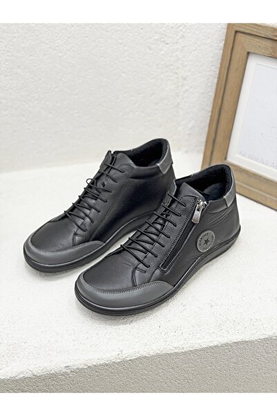 NUR KARACA 26K-182-7170 ΓΝΗΣΙΟ ΔΕΡΜΑ ΜΕ ΠΛΑΪΝΟ ΦΕΡΜΟΥΑΡ ΟΡΘΟΠΕΔΙΚΕΣ ΜΠΟΤΑΚΙΑ ...