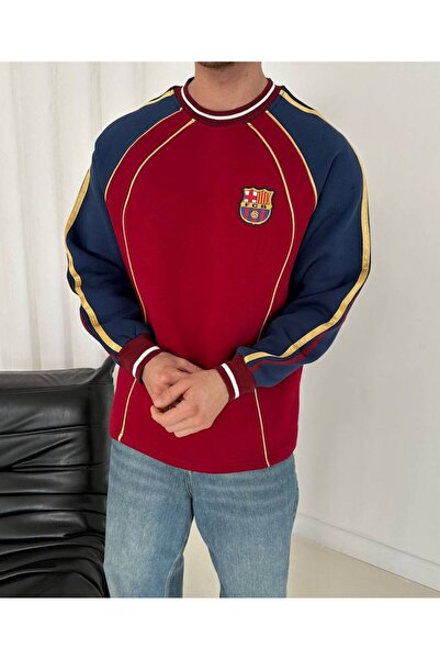 KUN SPORTSWEAR Retro Pattern Nostalgia Swsweatshirt Oversize Unisex