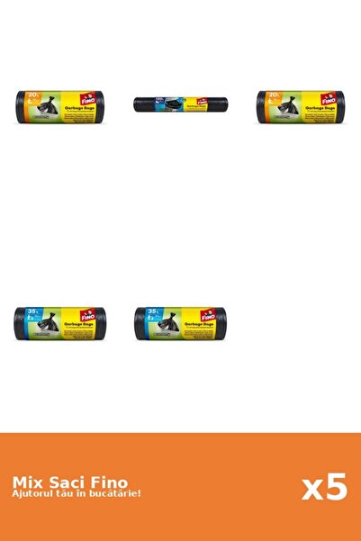 Fino Set 5 Saci Fino: 4x 30 buc, 1x 120 l