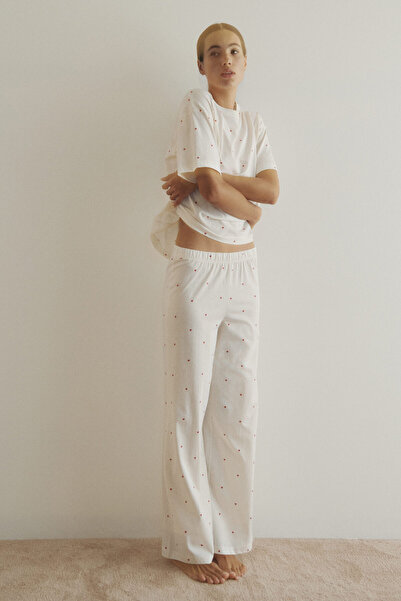 H&M Pamuklu Pijama Takımı