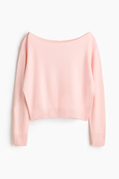 H&M Omuzları Açık Kazak